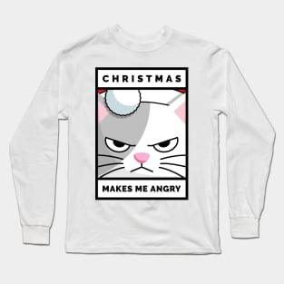 Angry Christmas Long Sleeve T-Shirt